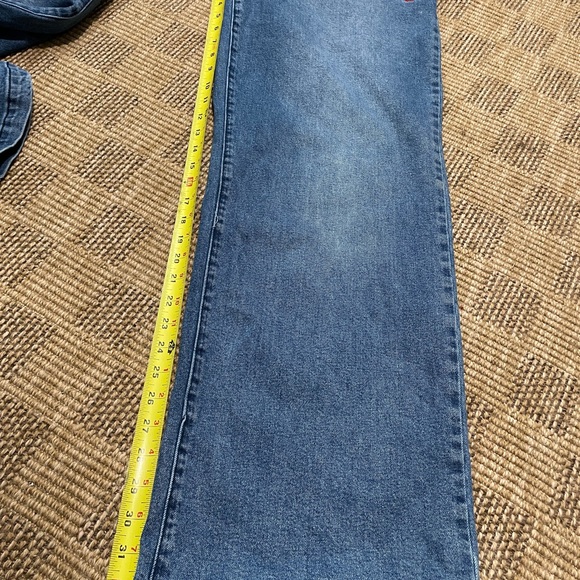 Stranger Things Patches Women's Denim Overalls Baggy - BoxLunch Exclusive - Picture 8 of 9